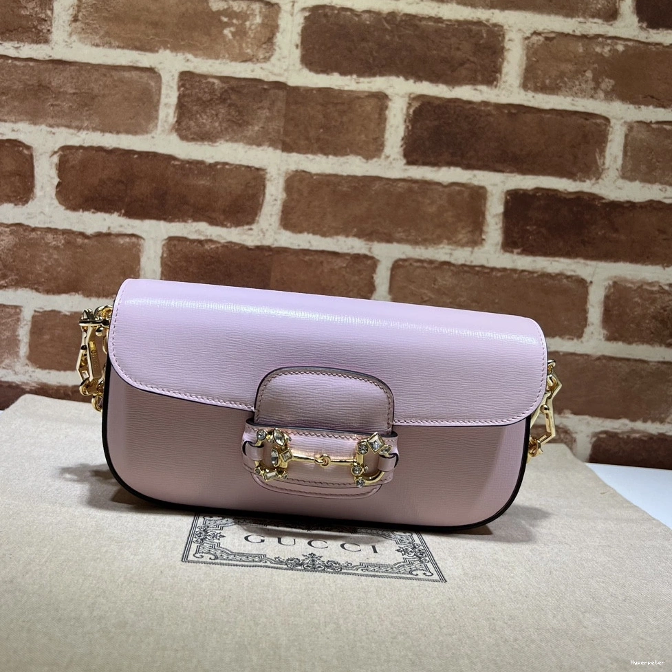 Hyper Peter shoulder small Horsebit bag-23.5*13*7cm 1955 Gucci 0818